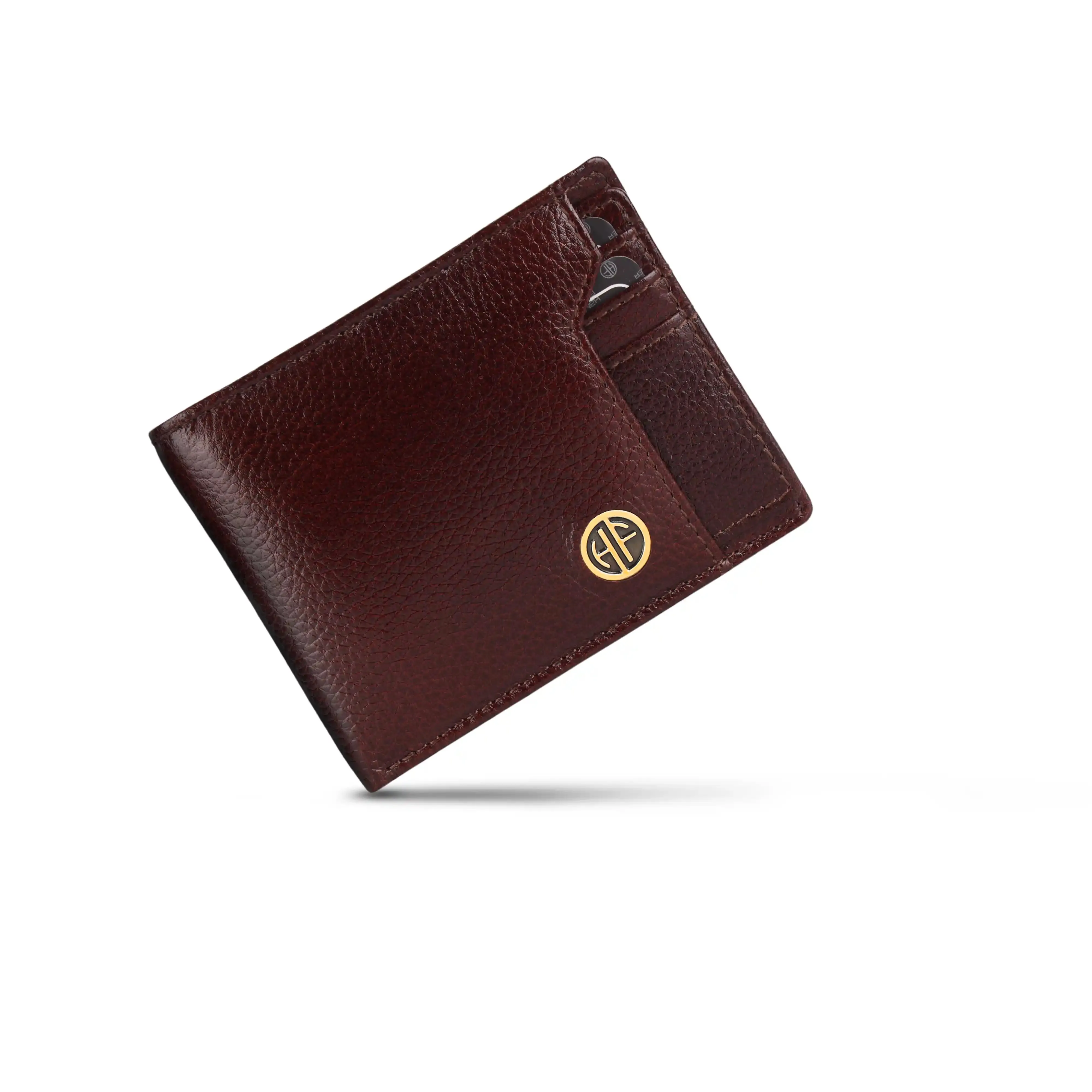 Genuine Leather Wallet for Men - RFID Protected Leather Men's Wallet with 6 ATM Credit/Debit Card Slots