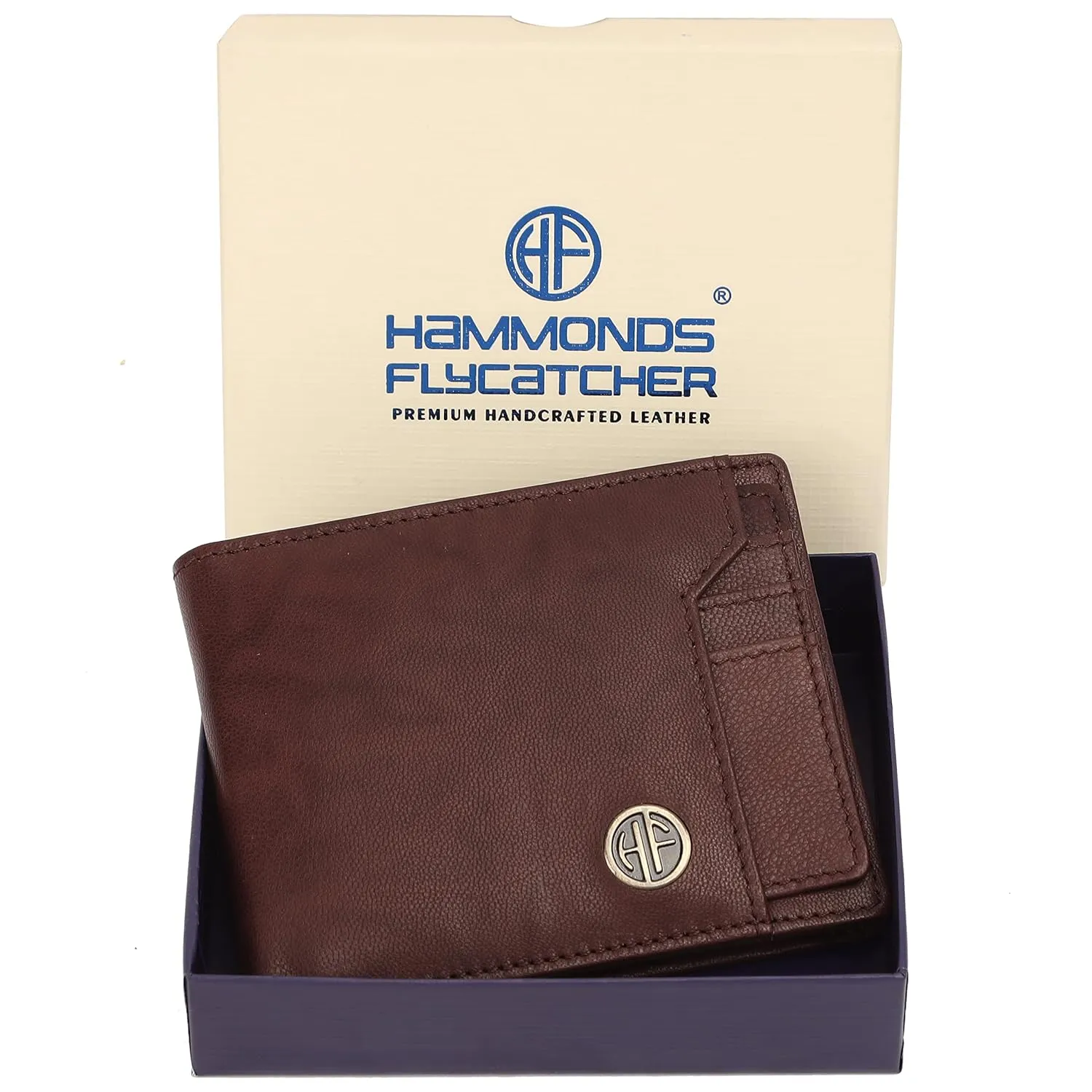 Genuine Leather Wallet for Men - RFID Protected Leather Men's Wallet with 6 ATM Credit/Debit Card Slots