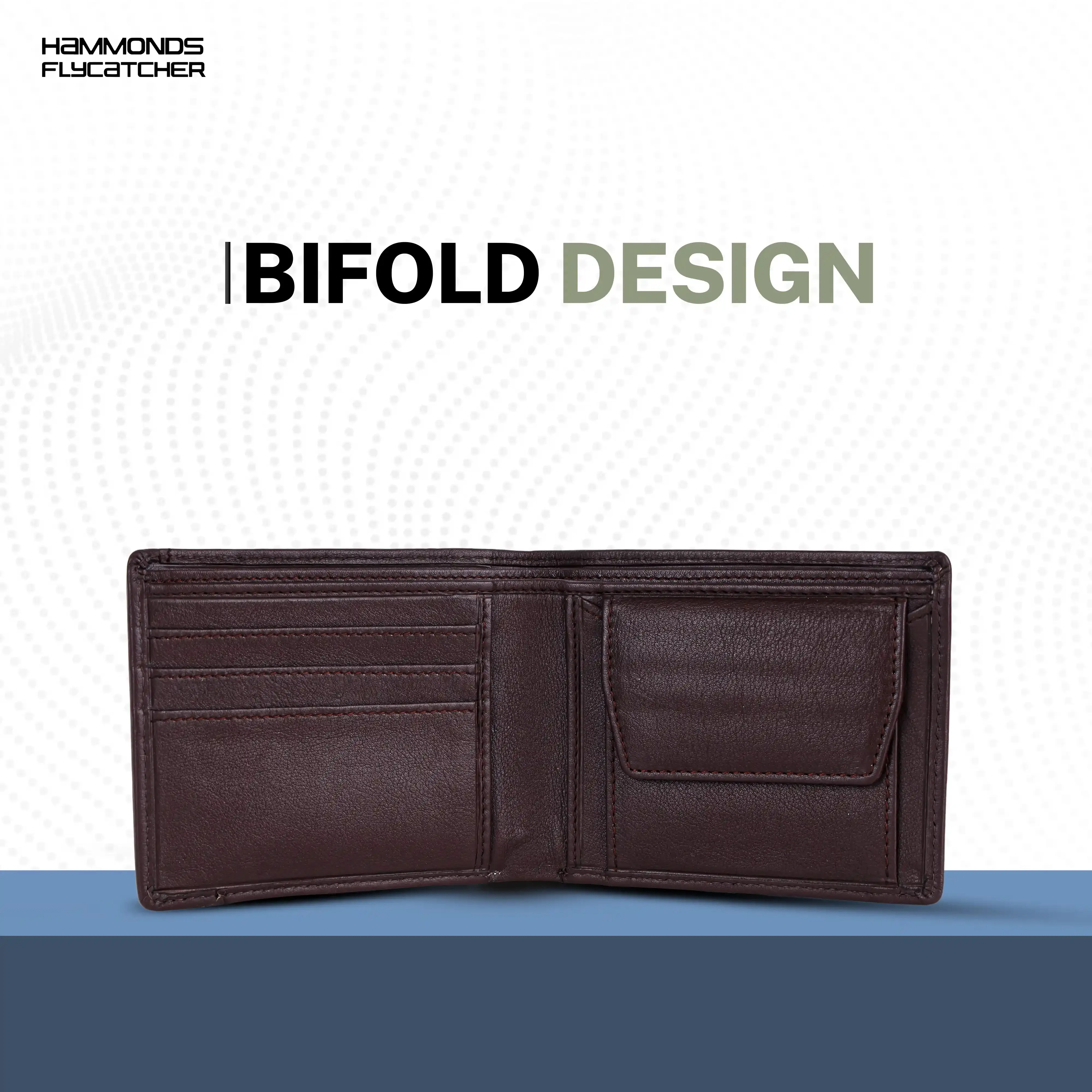 Genuine Leather Wallet for Men - RFID Protected Leather Men's Wallet with 6 ATM Credit/Debit Card Slots