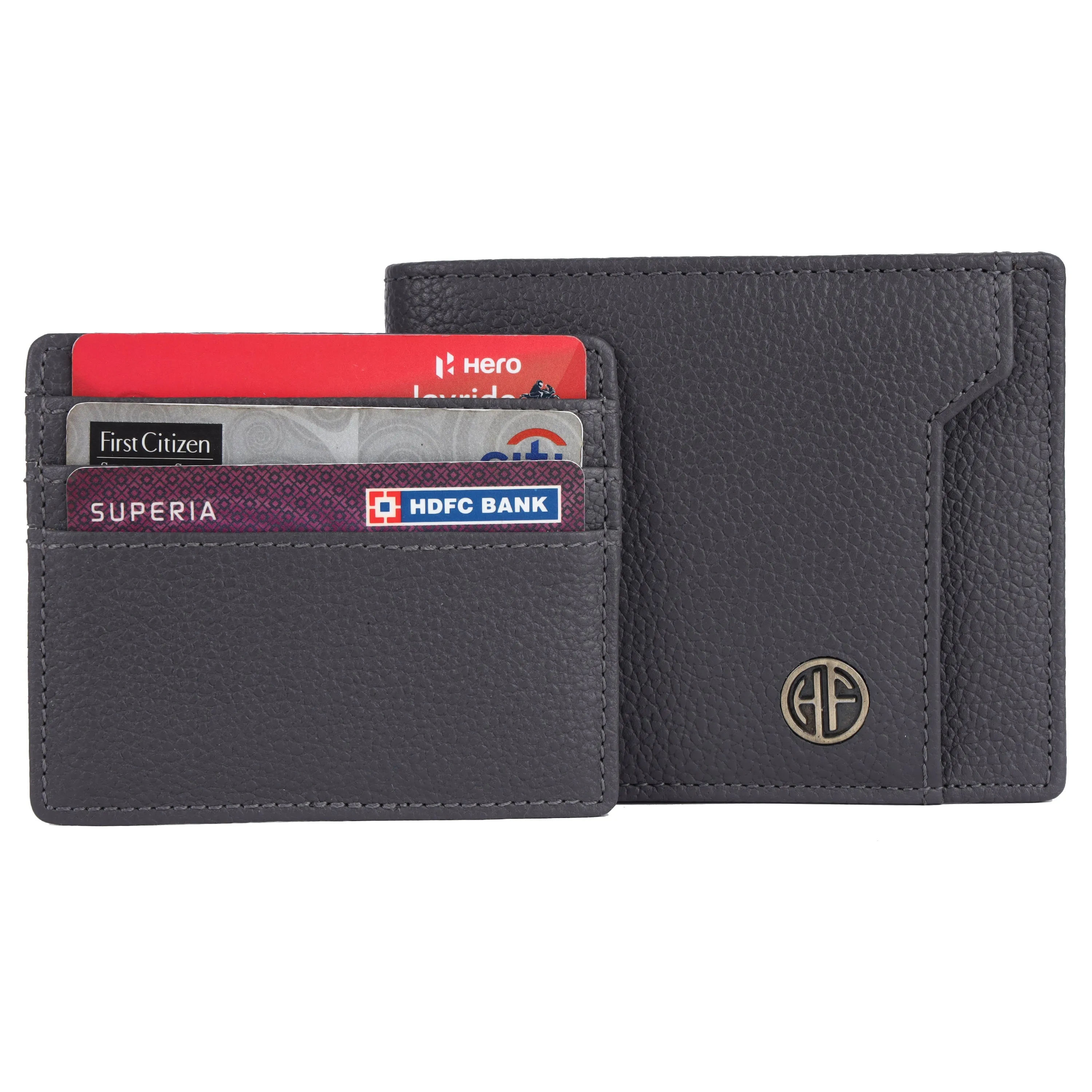 Genuine Leather Wallet for Men - RFID Protected Leather Men's Wallet with 6 ATM Credit/Debit Card Slots