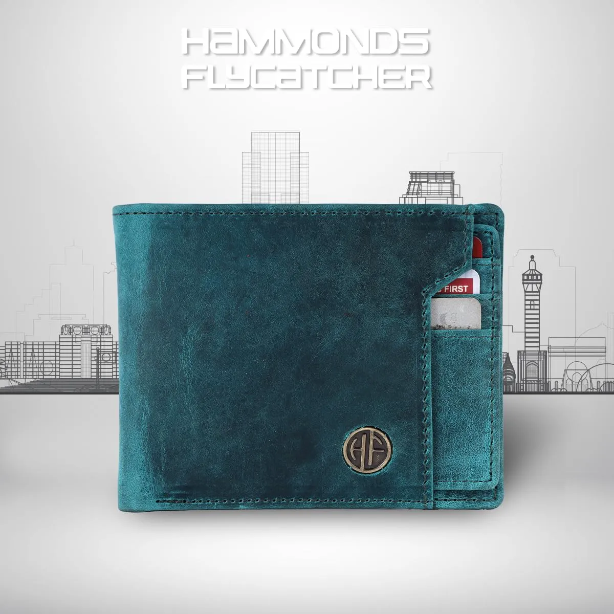 Genuine Leather Wallet for Men - RFID Protected Leather Men's Wallet with 6 ATM Credit/Debit Card Slots