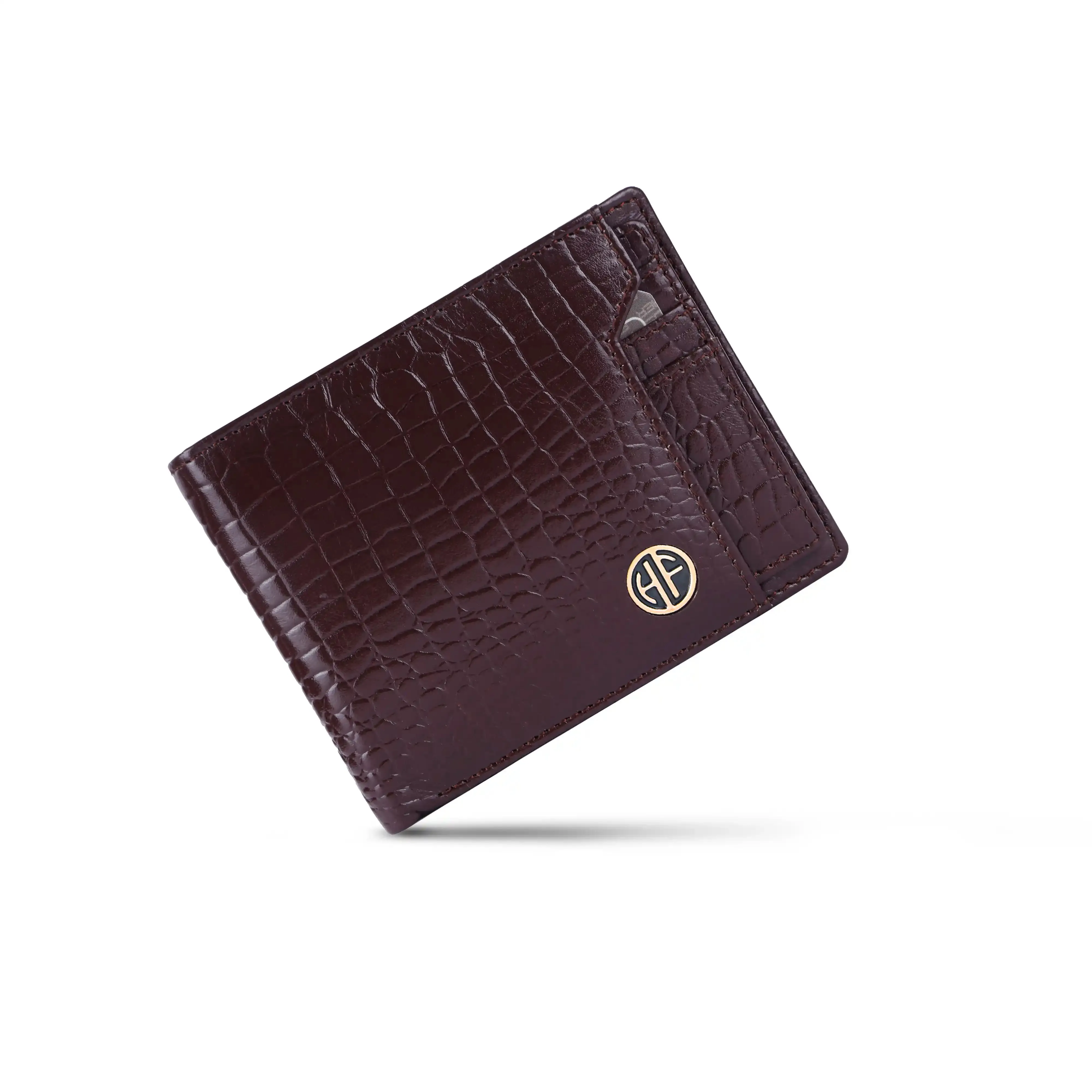 Genuine Leather Wallet for Men - RFID Protected Leather Men's Wallet with 6 ATM Credit/Debit Card Slots