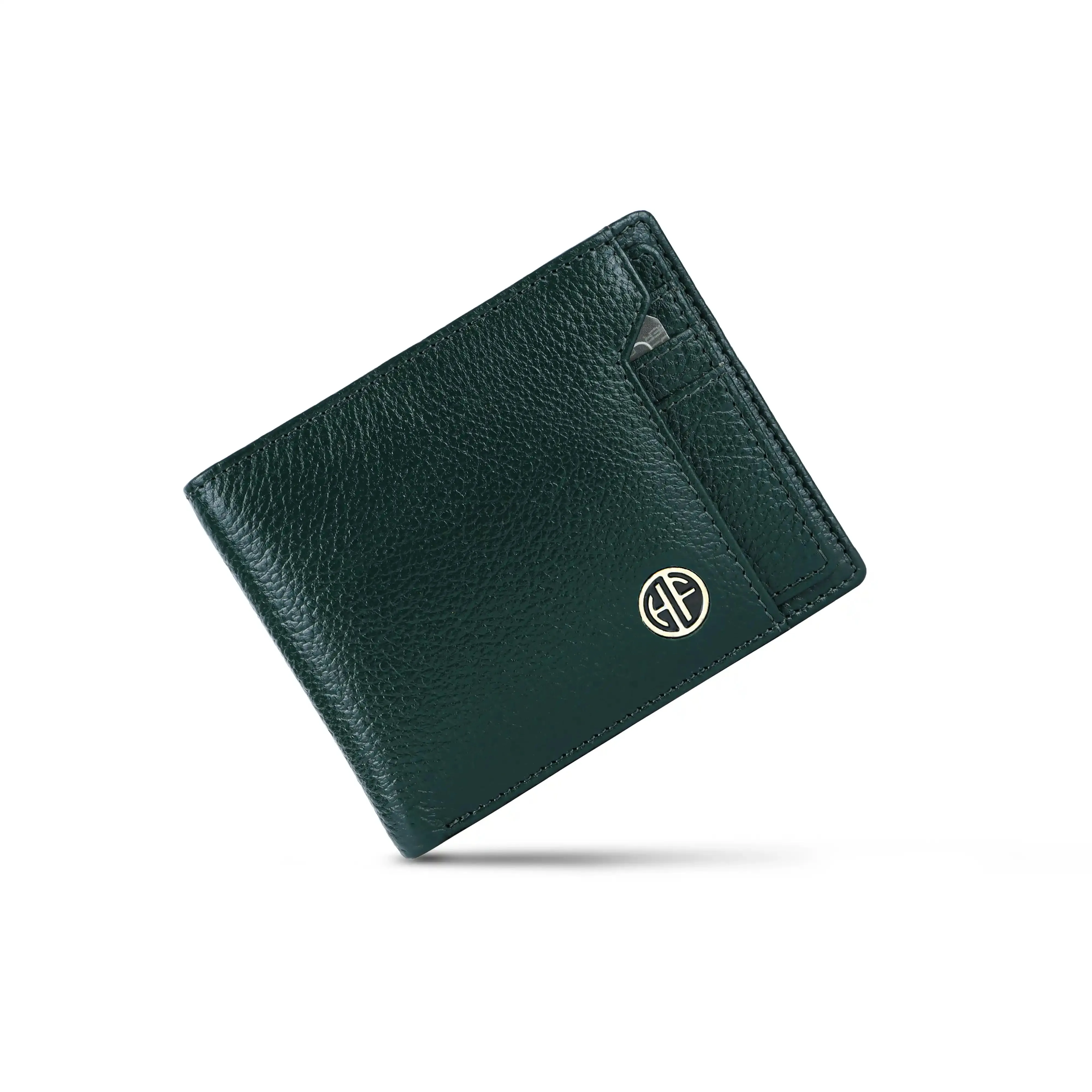 Genuine Leather Wallet for Men - RFID Protected Leather Men's Wallet with 6 ATM Credit/Debit Card Slots
