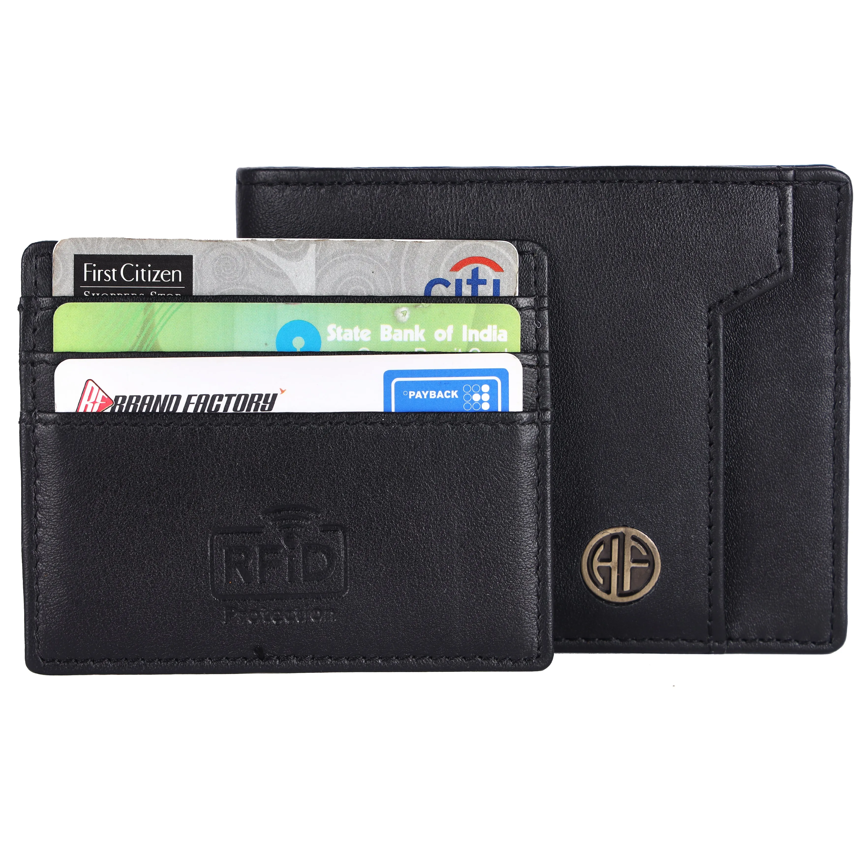 Genuine Leather Wallet for Men - RFID Protected Leather Men's Wallet with 6 ATM Credit/Debit Card Slots