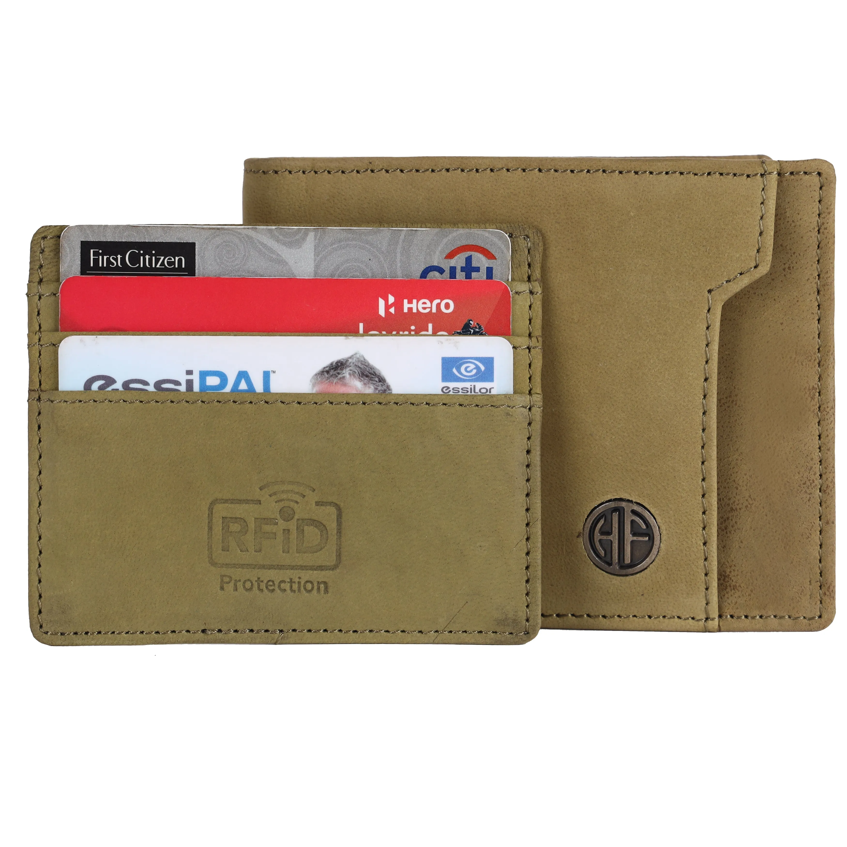 Genuine Leather Wallet for Men - RFID Protected Leather Men's Wallet with 6 ATM Credit/Debit Card Slots