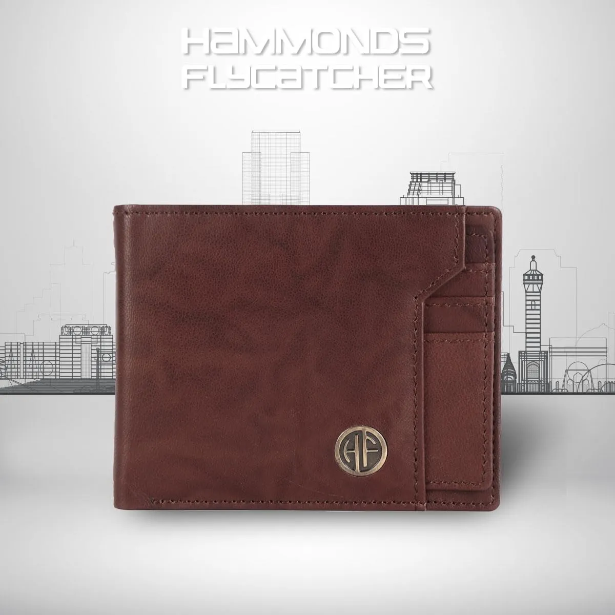 Genuine Leather Wallet for Men - RFID Protected Leather Men's Wallet with 6 ATM Credit/Debit Card Slots