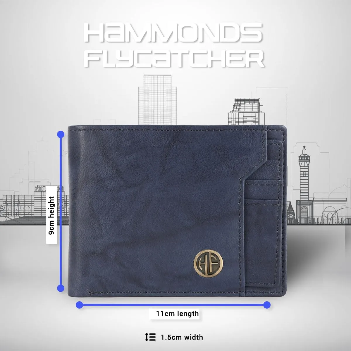 Genuine Leather Wallet for Men - RFID Protected Leather Men's Wallet with 6 ATM Credit/Debit Card Slots