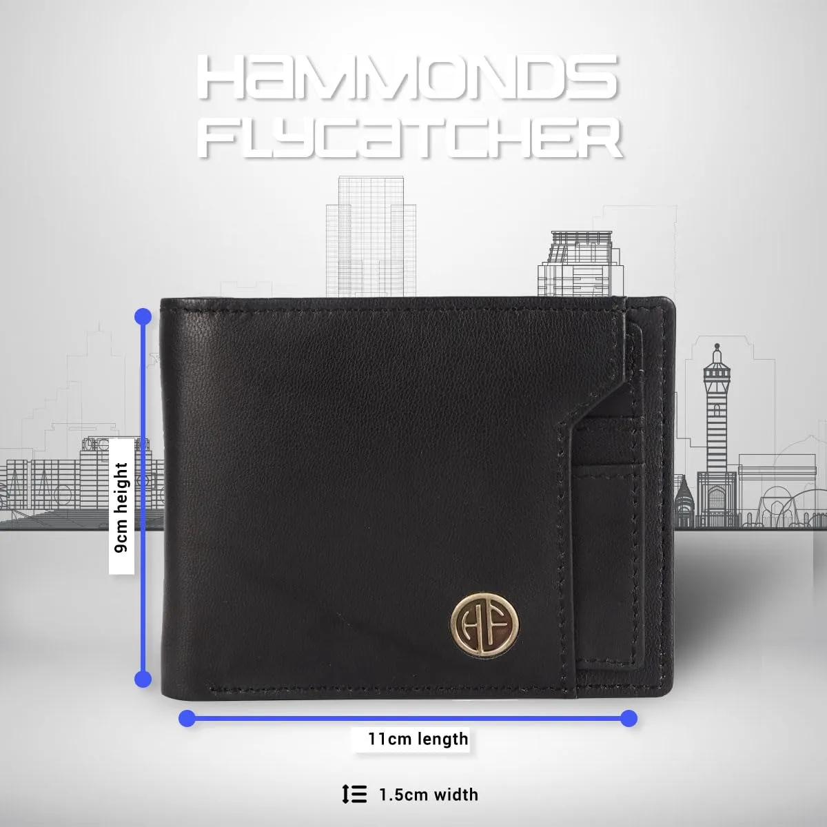 Genuine Leather Wallet for Men - RFID Protected Leather Men's Wallet with 6 ATM Credit/Debit Card Slots
