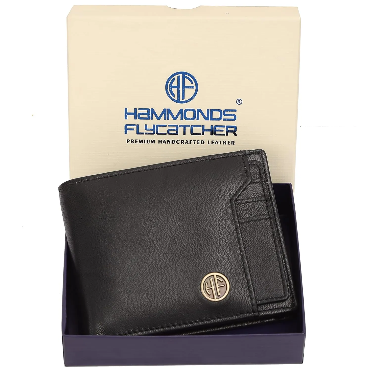 Genuine Leather Wallet for Men - RFID Protected Leather Men's Wallet with 6 ATM Credit/Debit Card Slots