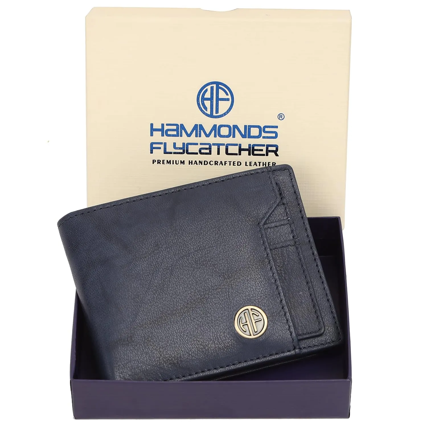 Genuine Leather Wallet for Men - RFID Protected Leather Men's Wallet with 6 ATM Credit/Debit Card Slots
