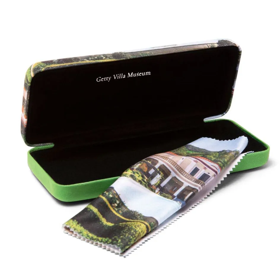 Getty Villa Museum Eyeglass Case and Lens Cloth