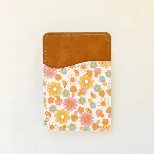 Groovy Spring Leather Card Holder