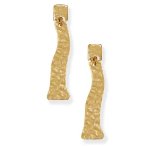 Hammered Dangle Earrings