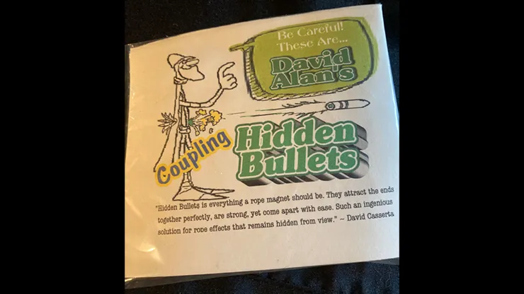 Hidden Bullets Rope Magnets (Coupling) by David Alan