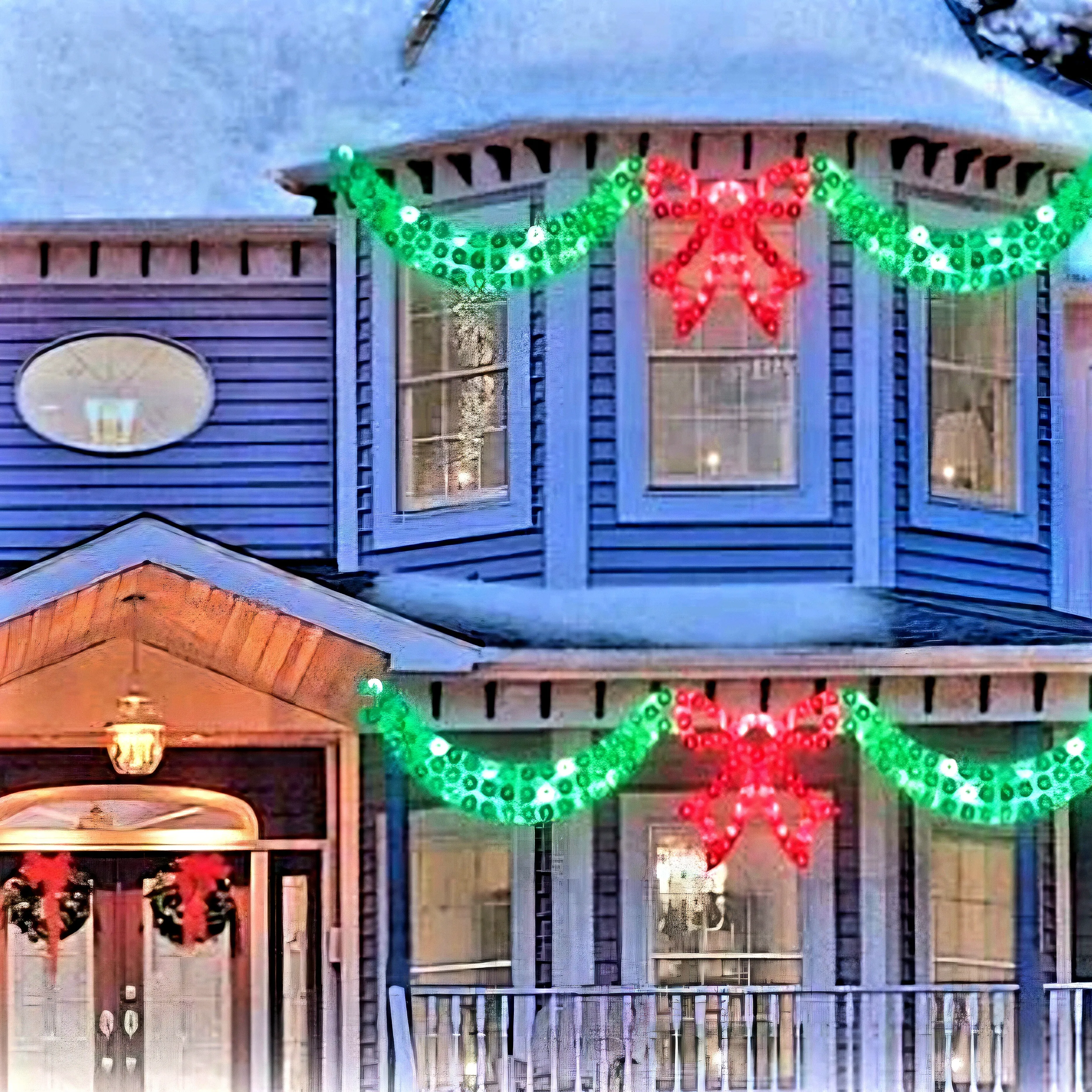 Hofert's Dazzling Swags and Bow Ornament