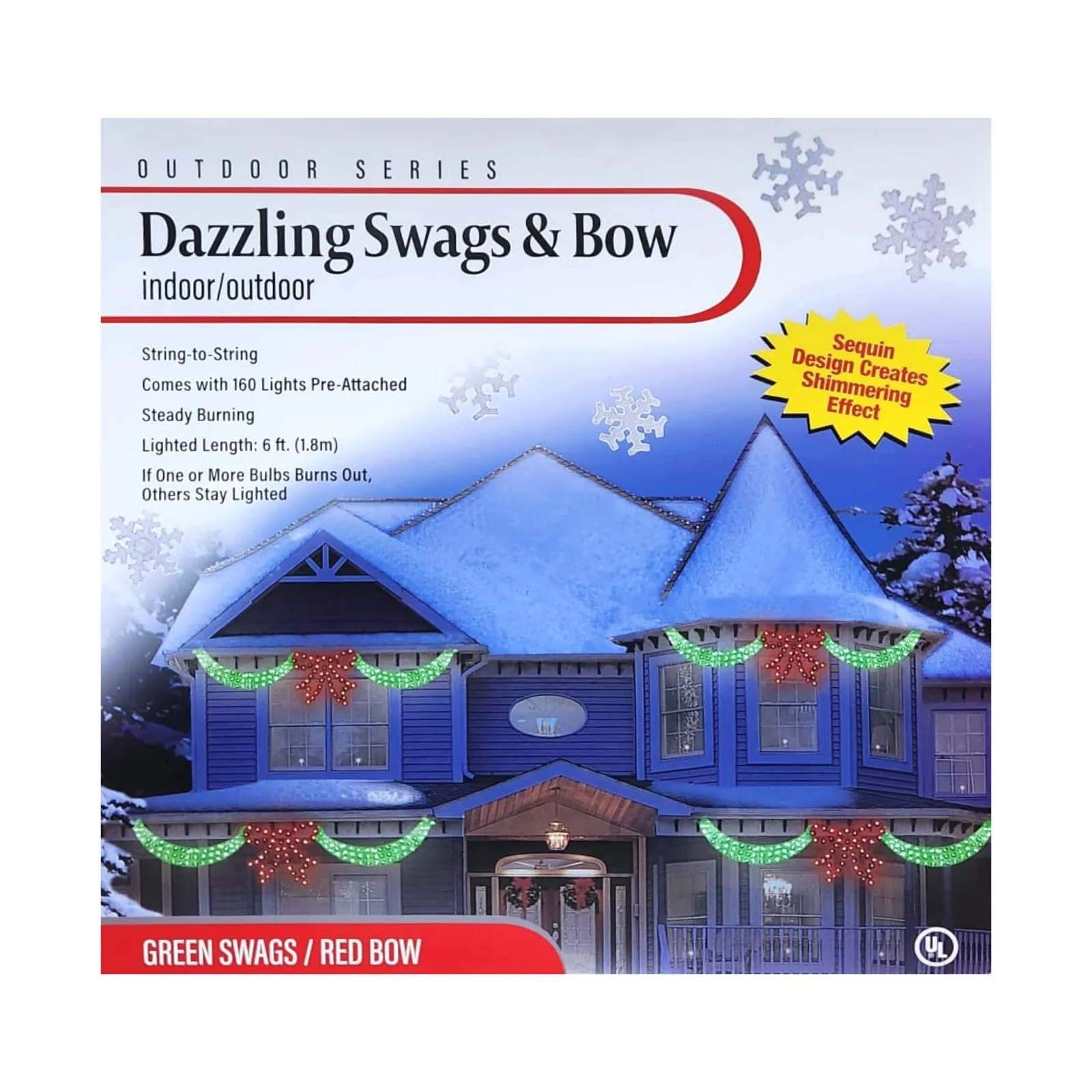 Hofert's Dazzling Swags and Bow Ornament