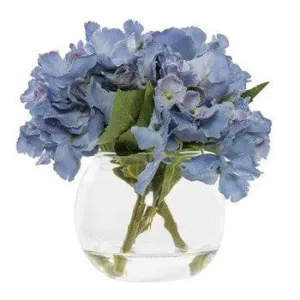 Hydrangea Sphere Vase | 22cm Blue