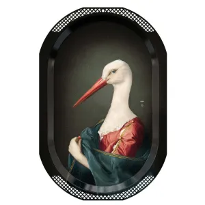iBride Surreal Art Mural Tray Madame La Cigogne