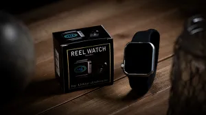Invisible Thread Reel Watch￼ - Stainless with black band smart watch (KEVLAR)