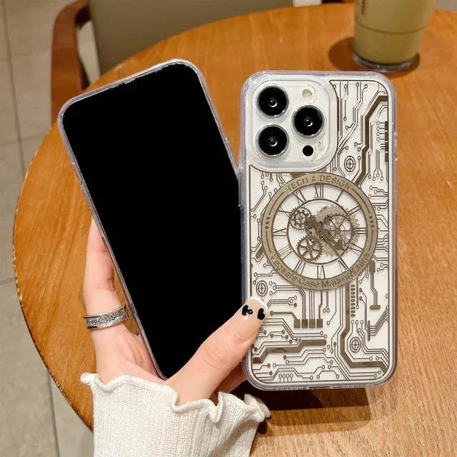 iPhone 14 Pro MagSafe Edition Mecha Transparent Case
