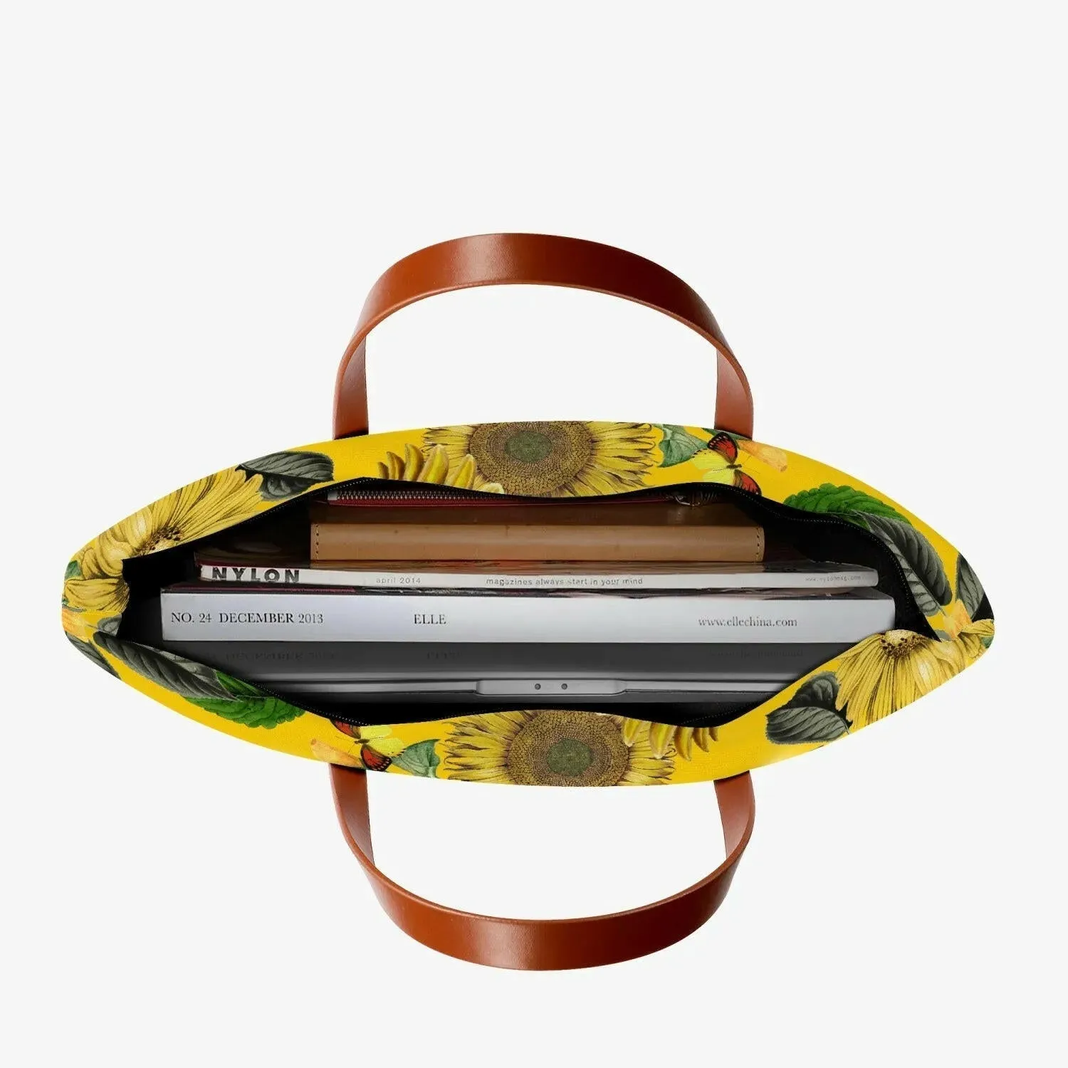 Jacki Easlick Yellow Sunflower Classic Diving Cloth Tote