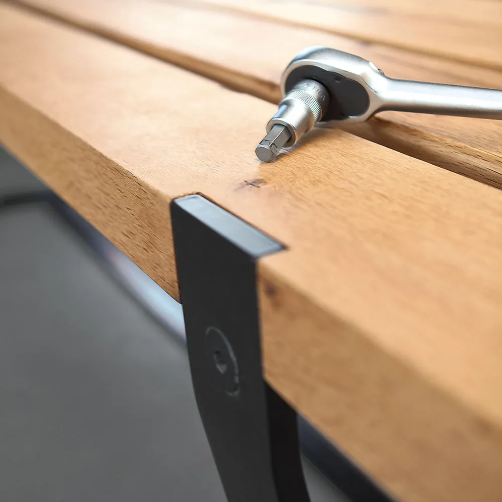 janua | bb 11 clamp table | oiled vintage oak 240x95cm