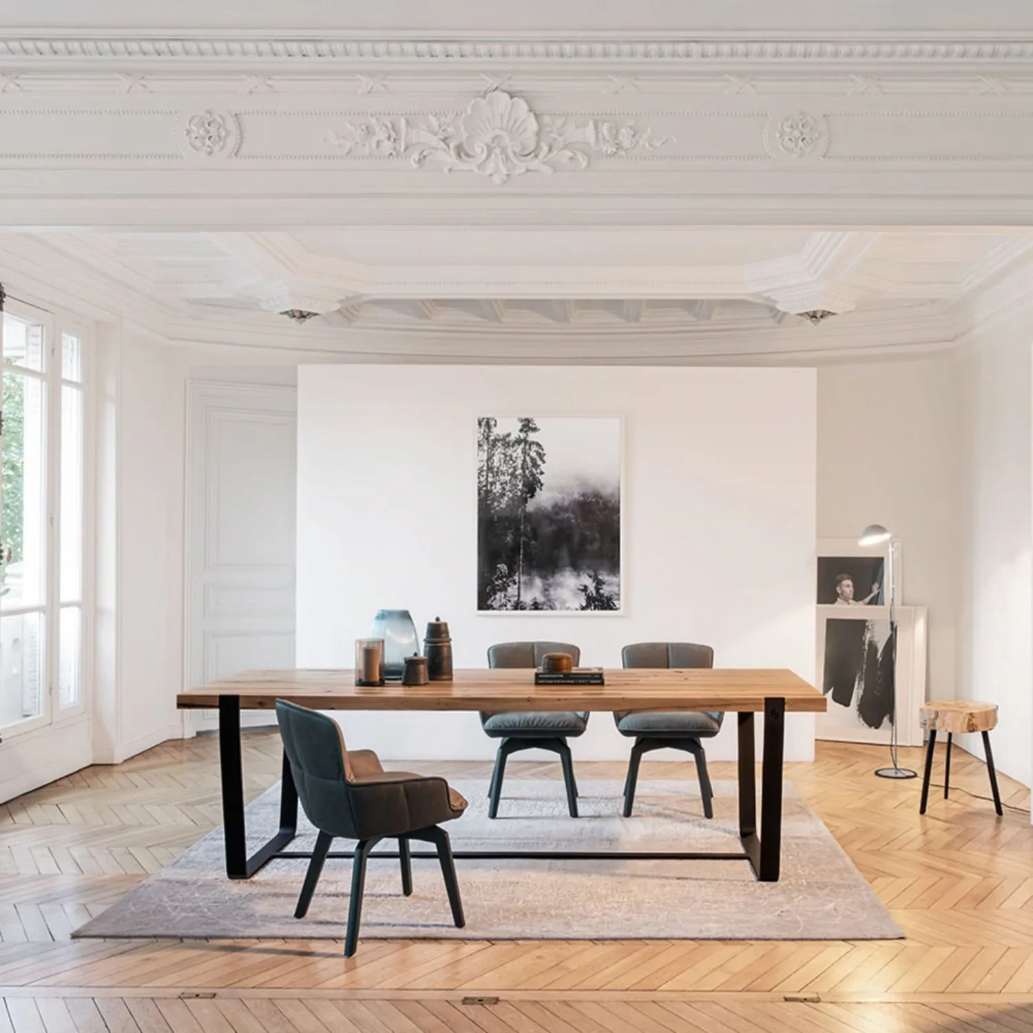 janua | bb 11 clamp table | oiled vintage oak 240x95cm