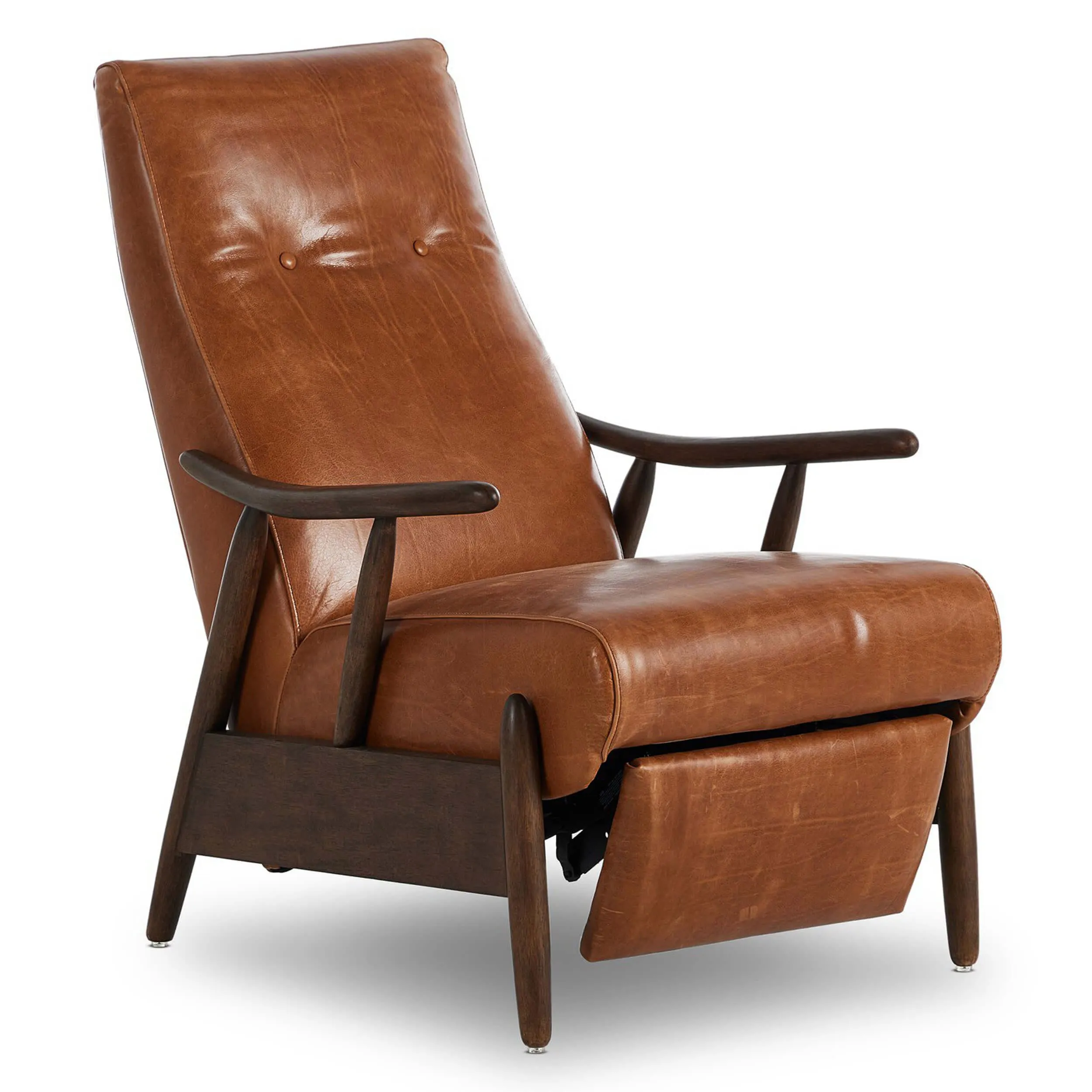 Jarvis Leather Recliner, Dakota Tobacco