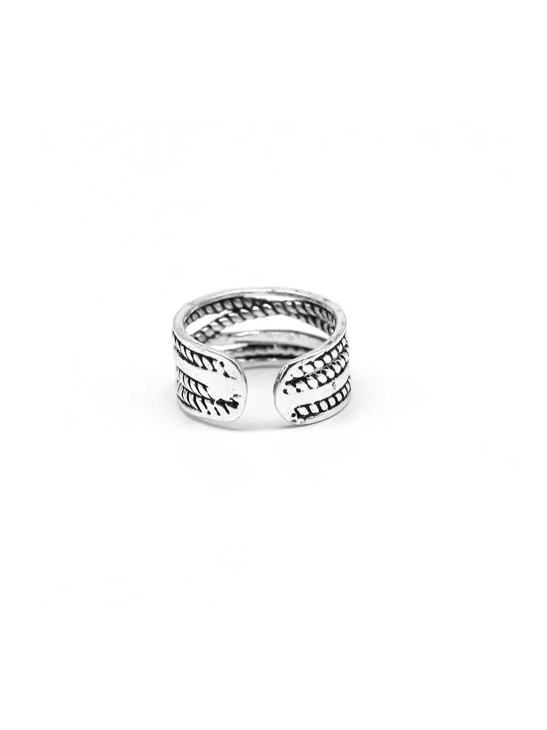 Joker & Witch Oxidized silver ring for Women