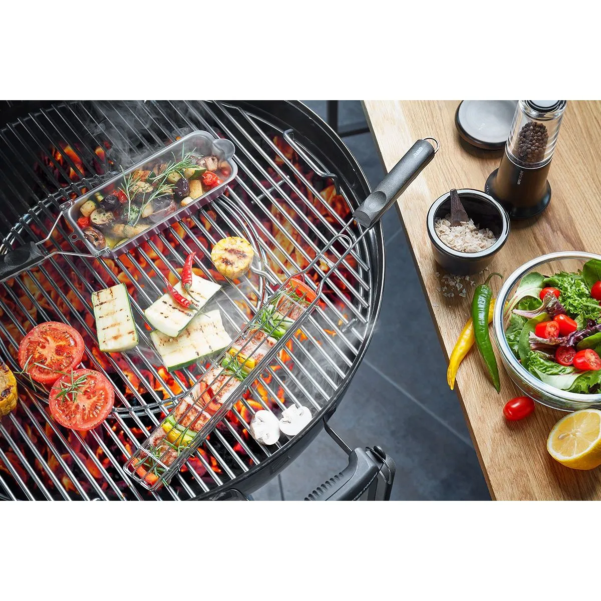 Kebabs Barbecue basket
