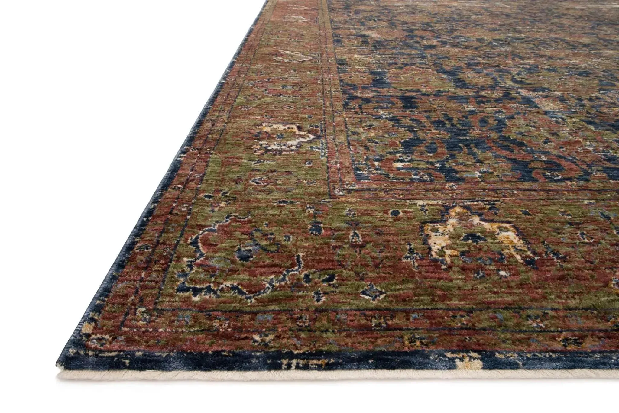 Kennedy by Magnolia Home KEN-03 Blue/Multi Rug