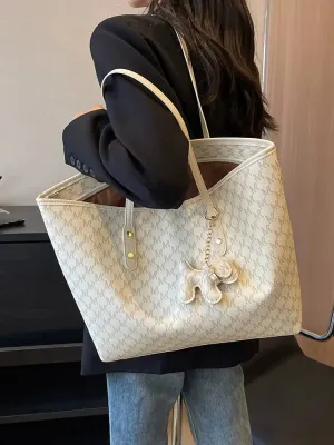 Keychain Monogram Tote Bag