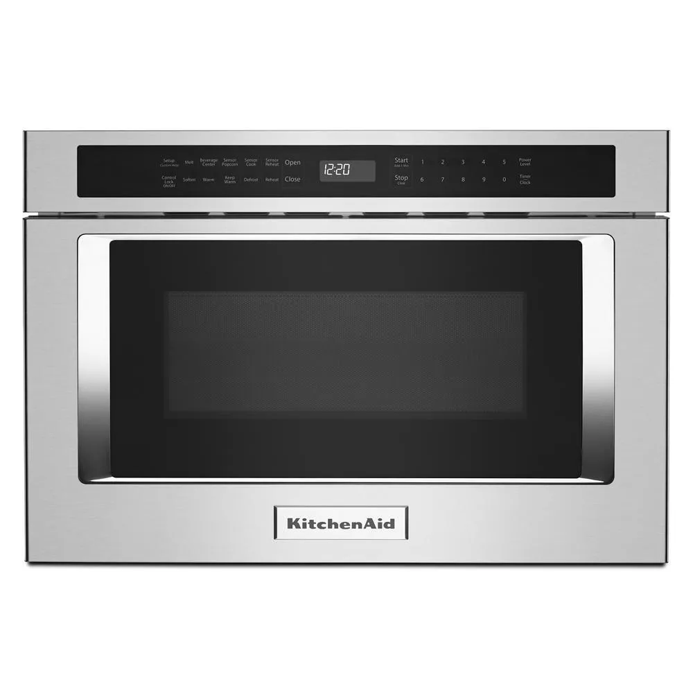 Kitchenaid KMBD104GSS 24" Under-Counter Microwave Oven Drawer