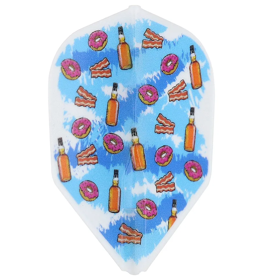 L-Style EZ Bourbon Bacon & Donuts Dart Flights - L3 / Shape