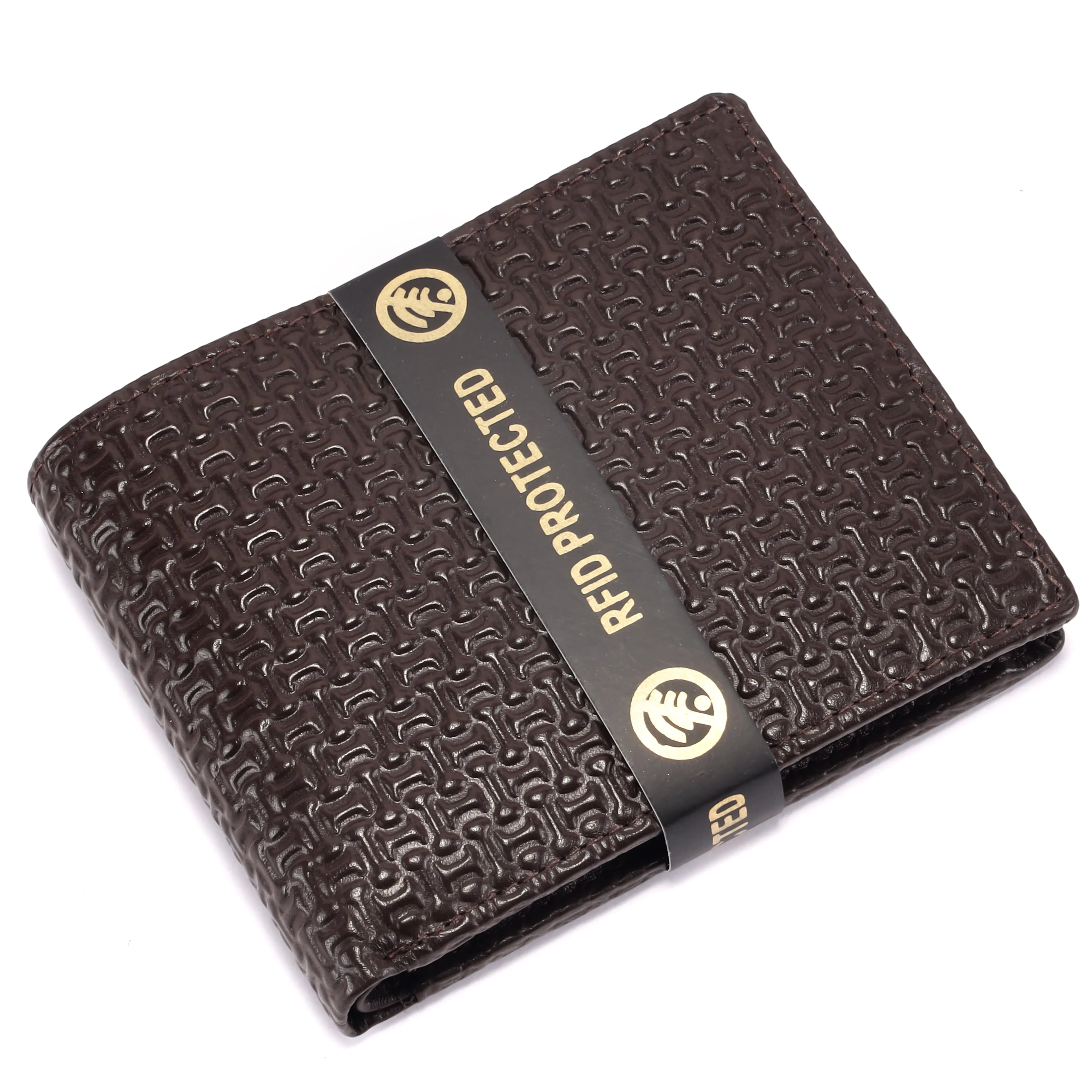 LEATHER WALLET AND CLUTCH COMBO GIFT SET 54130 (BROWN)