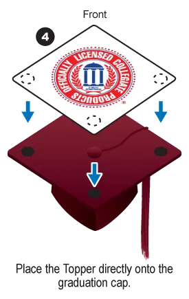 Level Up Grad Cap Tassel Topper