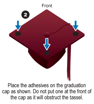 Level Up Grad Cap Tassel Topper
