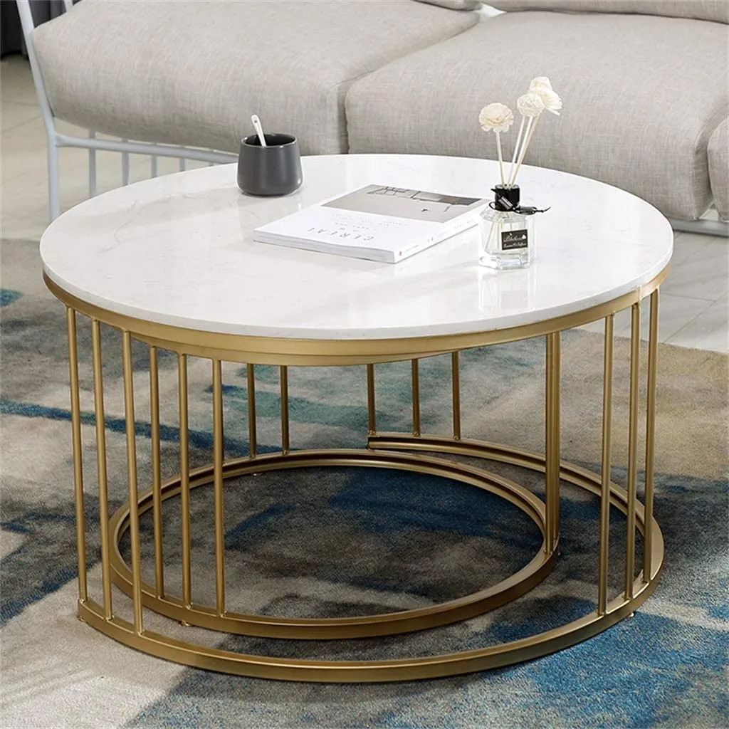 LIVE TOUCH Set of Coffee Table Modern Design Center Table Couch Table Stacking Nesting Table for Living Room, Bedroom, or Apartment