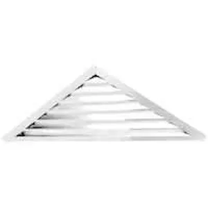 Lomanco LomanCool 906W Adjustable Louver, Aluminum, White, Roof Installation :EA: QUANTITY: 1
