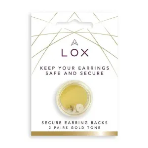 Lox earring backs - Gold Tone
