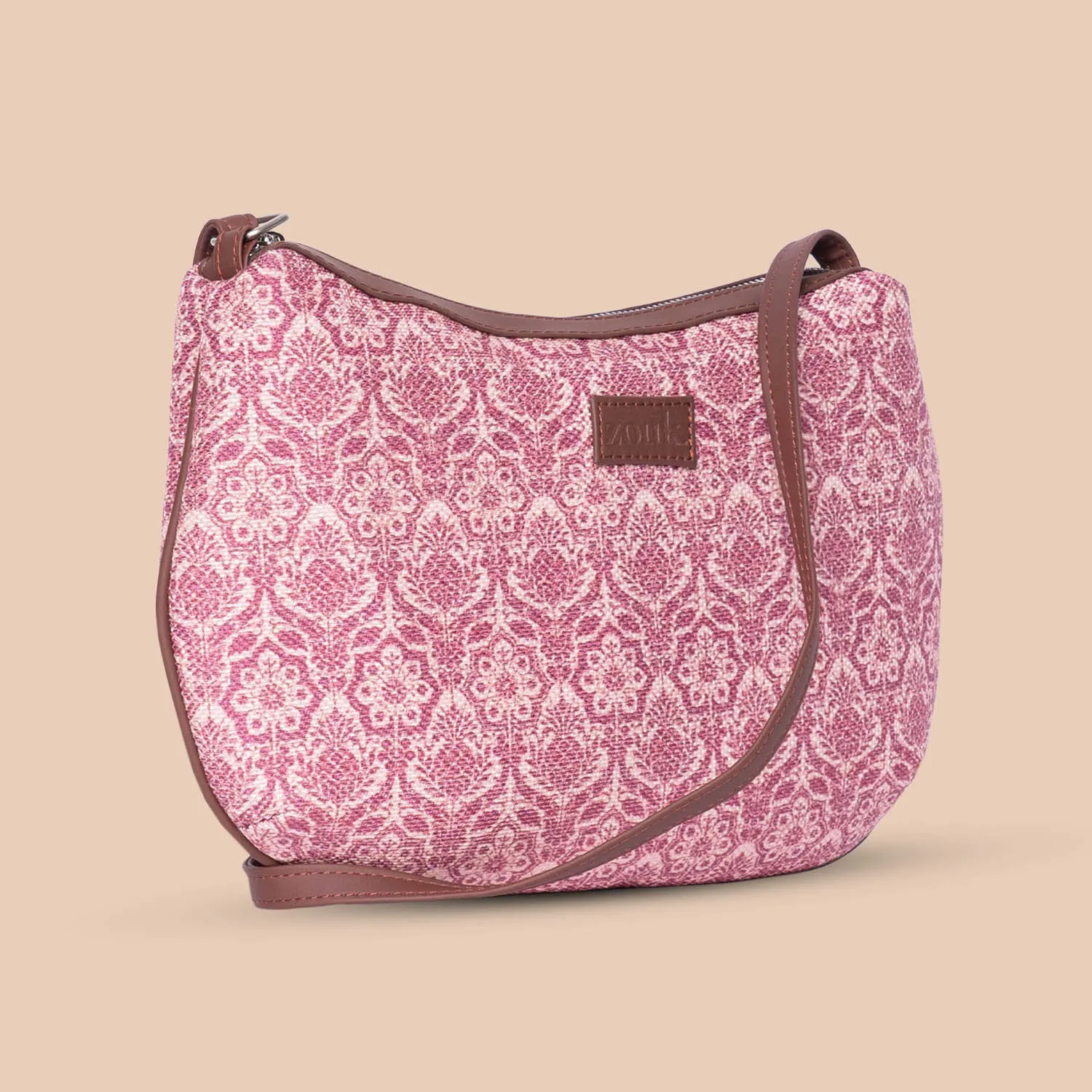 Madurai Blossom Structured Shoulder Bag