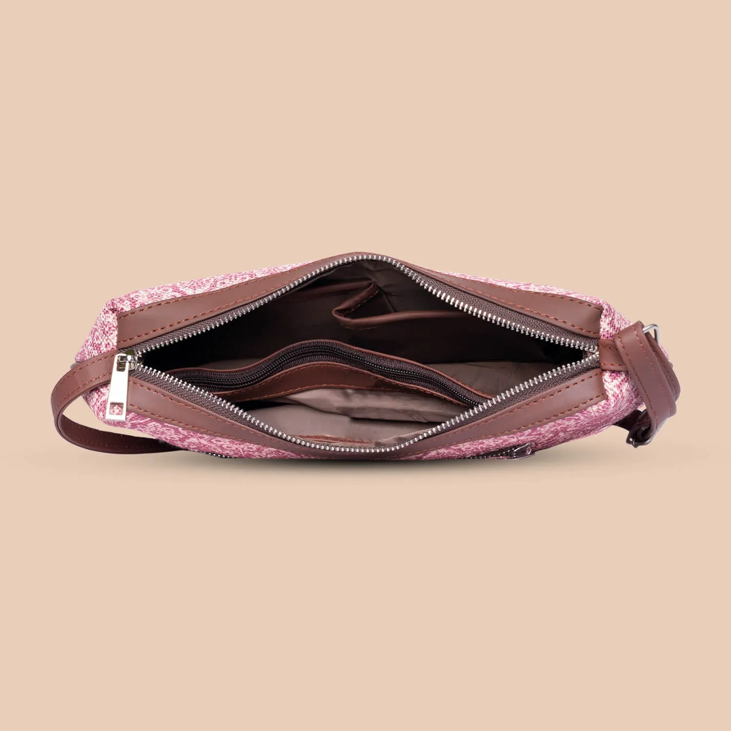 Madurai Blossom Structured Shoulder Bag