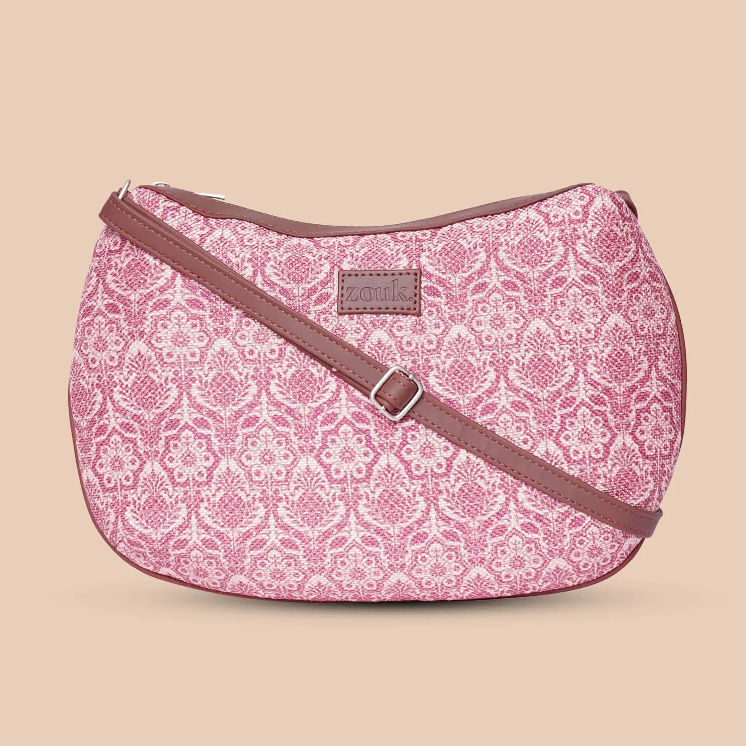 Madurai Blossom Structured Shoulder Bag