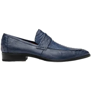 Marco Di Milano Fangio Ostrich Leg Denim Blue