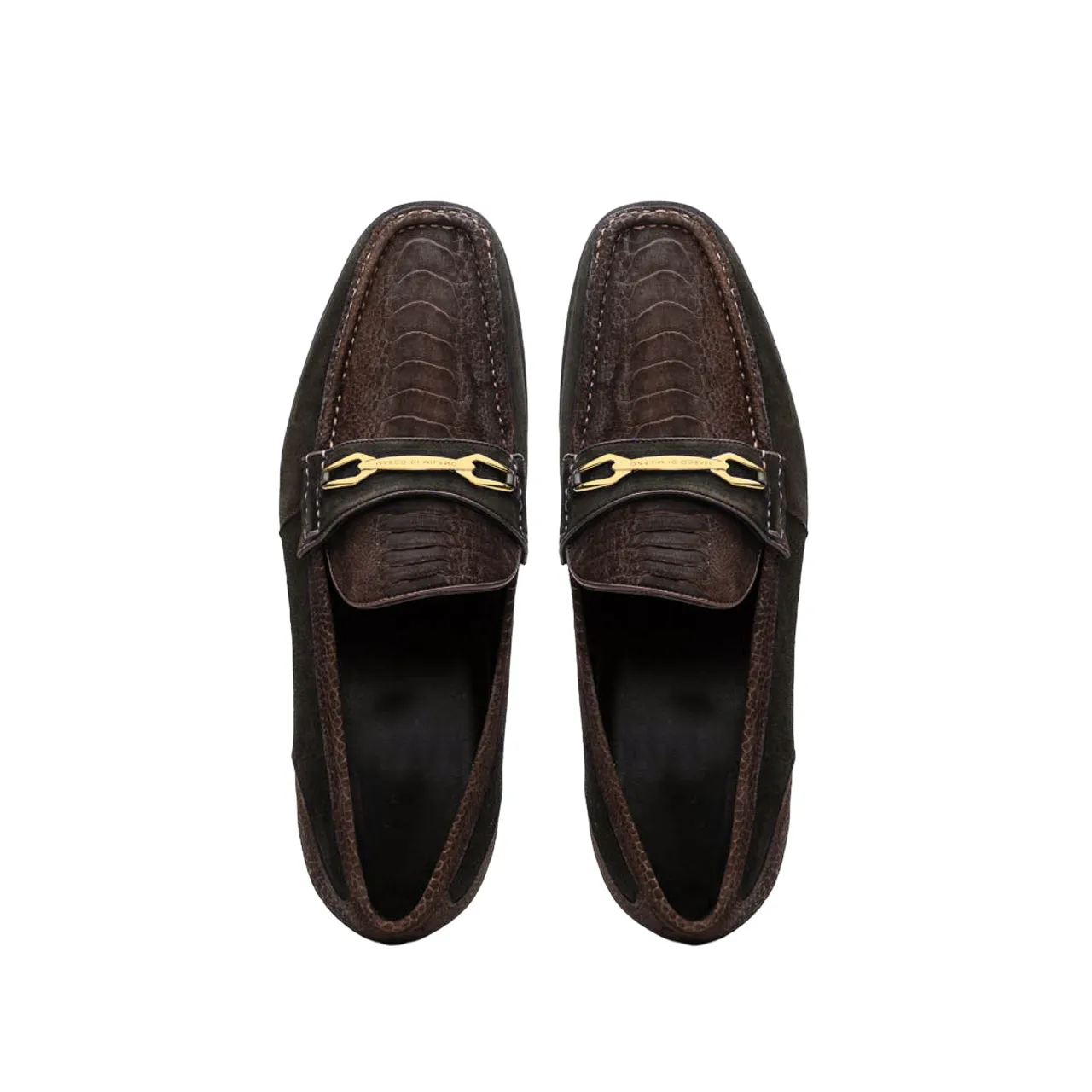 Marco Di Milano Hugo Osl Ostrich Leg Brown-brown