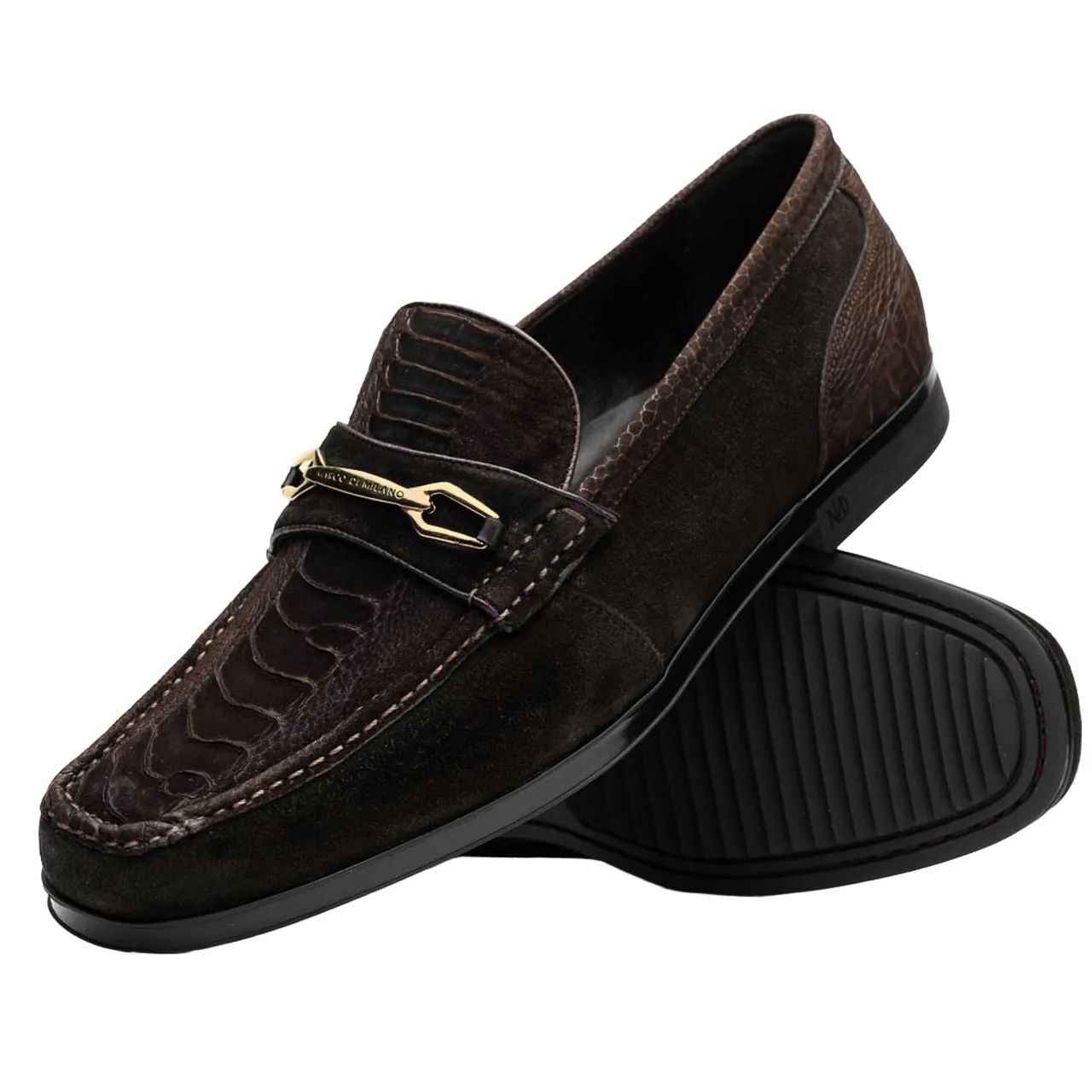 Marco Di Milano Hugo Osl Ostrich Leg Brown-brown