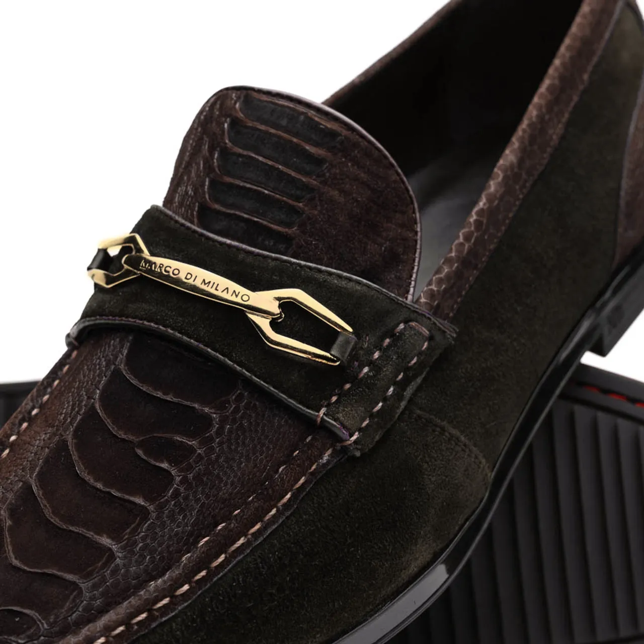 Marco Di Milano Hugo Osl Ostrich Leg Brown-brown