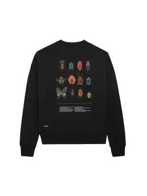 Mens PANGAIA X Levon Biss Entomologist Sweatshirt—black