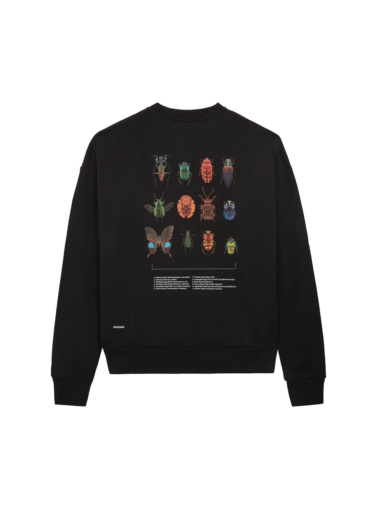 Mens PANGAIA X Levon Biss Entomologist Sweatshirt—black