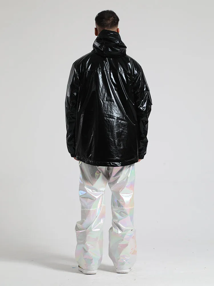 Men's White Dazzling Ski Suit